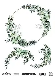 Cadence Dairesel Yapraklar Pirinç Koleksiyonu LRRP-03