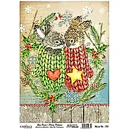 Model 773 Yılbaşı Cadence Pirinç Dekopaj Kağıdı 30x42cm