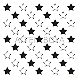 Home Decor (Duvar) Stencıl 45*45 cm HD-163