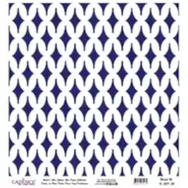 Model K037 Dünya'nın Mavi Tonları Pirinç Kağıt Dekopaj 60x62