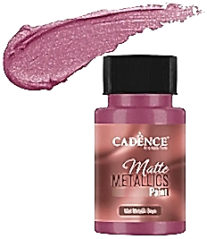 CADENCE MAT METALİK BOYA 50ML VİŞNE ÇÜRÜĞÜ -MMB014