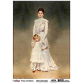 CADENCE DELUXE ART ANNE & ÇOCUK PİRİNÇ DEKOPAJ MODEL MC-003 (30X42)