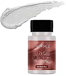 CADENCE MAT METALİK BOYA 50ML İNCİ -MMB01