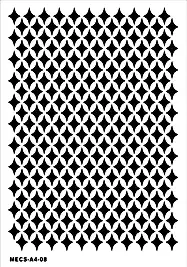 Modern Etnik Stencil MECS-A4-08 (25x36)