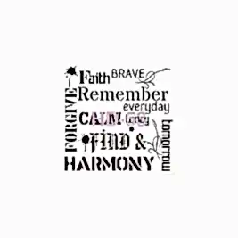 Home Decor (Duvar) Stencıl 45*45 cm HD-53