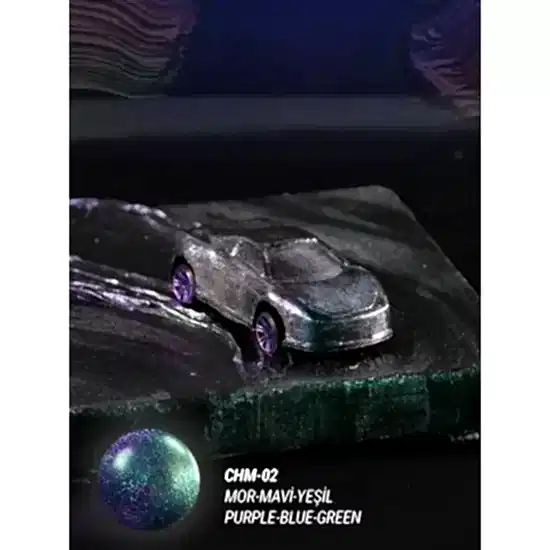 CHM02 Chameleon Renk Değiştiren Metalik Boya 30ML (Mor-Mavi-Yeşil)